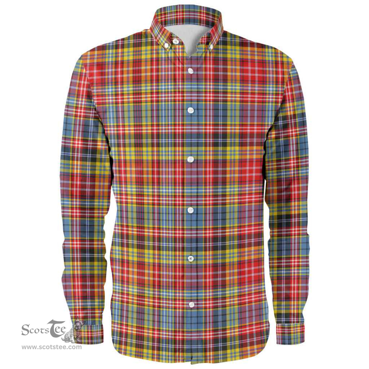 Scottish Ogilvie of Airlie Ancient Clan Tartan Long Sleeve Shirt, Tartan Plaid Shirt Scottish Plaid Tartan Plaid - ScotsTee - scotstee.com