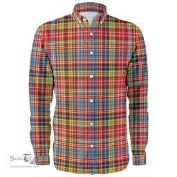 Scottish Ogilvie of Airlie Ancient Clan Tartan Long Sleeve Shirt, Tartan Plaid Shirt Scottish Plaid Tartan Plaid - ScotsTee - scotstee.com