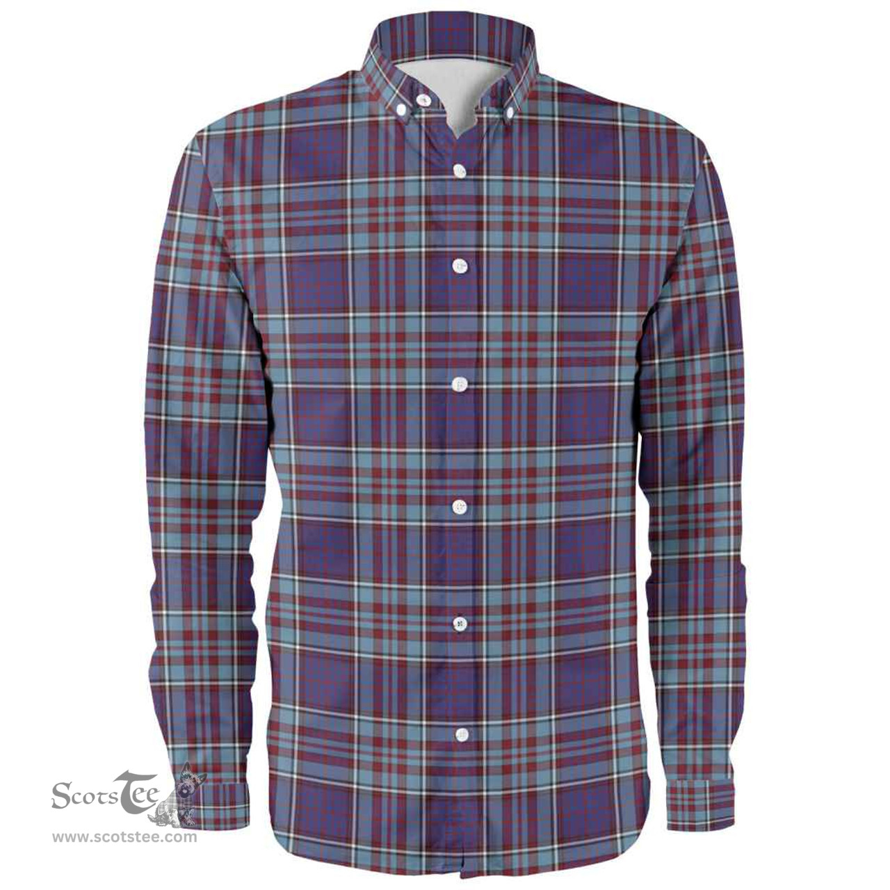 Scottish RCAF Clan Tartan Long Sleeve Shirt, Tartan Plaid Shirt Scottish Plaid Tartan Plaid - ScotsTee - scotstee.com