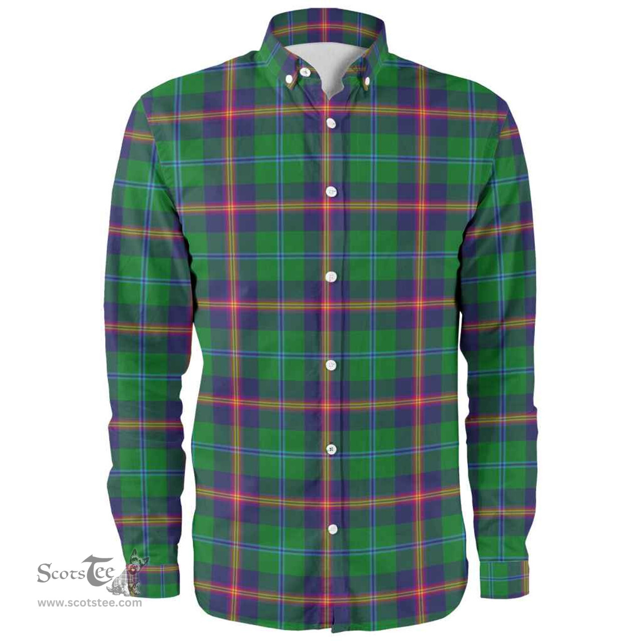 Scottish Young Modern Clan Tartan Long Sleeve Shirt, Tartan Plaid Shirt Scottish Plaid Tartan Plaid - ScotsTee - scotstee.com