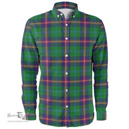 Scottish Young Modern Clan Tartan Long Sleeve Shirt, Tartan Plaid Shirt Scottish Plaid Tartan Plaid - ScotsTee - scotstee.com