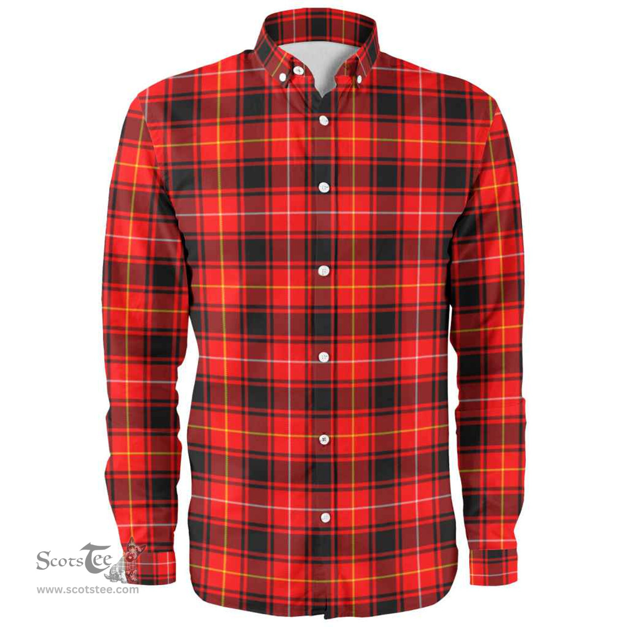 Scottish MacIver Modern Clan Tartan Long Sleeve Shirt, Tartan Plaid Shirt Scottish Plaid Tartan Plaid - ScotsTee - scotstee.com