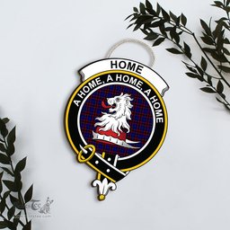 ScotsTee Shop Scottish Home Modern Clan Scottish Crest Tartan Wooden Hanging Wall Art Sign