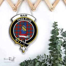 ScotsTee Shop Scottish Mar Clan Scottish Crest Tartan Wooden Hanging Wall Art Sign