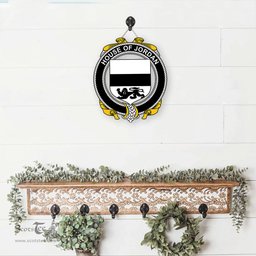 ScotsTee Shop Irish House of JORDAN Coat of Arms Crest Ireland Wooden Hanging Wall Art Sign