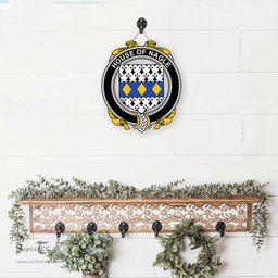 ScotsTee Shop Irish House of NAGLE Coat of Arms Crest Ireland Wooden Hanging Wall Art Sign