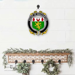ScotsTee Shop Irish House of MACCARTAN Coat of Arms Crest Ireland Wooden Hanging Wall Art Sign