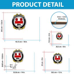 ScotsTee Shop Irish House of KINSELLA Coat of Arms Crest Ireland Wooden Hanging Wall Art Sign