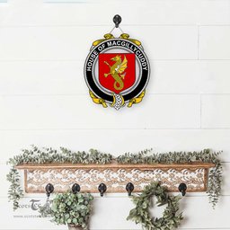 ScotsTee Shop Irish House of MACGILLYCUDDY Coat of Arms Crest Ireland Wooden Hanging Wall Art Sign