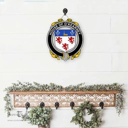 ScotsTee Shop Irish House of O KEARNEY Coat of Arms Crest Ireland Wooden Hanging Wall Art Sign
