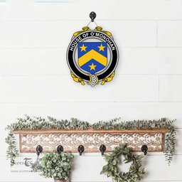 ScotsTee Shop Irish House of O MONOHAN Coat of Arms Crest Ireland Wooden Hanging Wall Art Sign