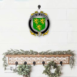 ScotsTee Shop Irish House of O HORAN Coat of Arms Crest Ireland Wooden Hanging Wall Art Sign