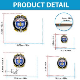 ScotsTee Shop Irish House of O HOLOHAN Coat of Arms Crest Ireland Wooden Hanging Wall Art Sign
