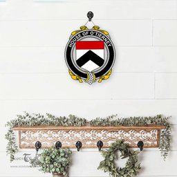 ScotsTee Shop Irish House of O TIERNEY Coat of Arms Crest Ireland Wooden Hanging Wall Art Sign