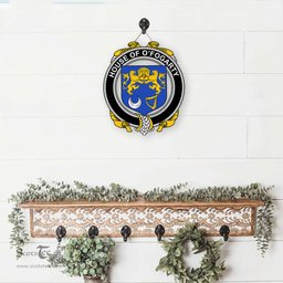 ScotsTee Shop Irish House of O FOGARTY Coat of Arms Crest Ireland Wooden Hanging Wall Art Sign