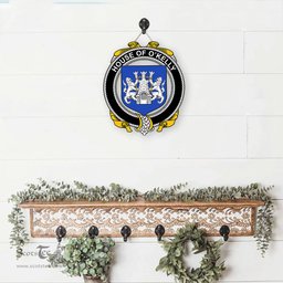 ScotsTee Shop Irish House of O KELLY Coat of Arms Crest Ireland Wooden Hanging Wall Art Sign