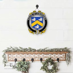 ScotsTee Shop Irish House of O MORONEY Coat of Arms Crest Ireland Wooden Hanging Wall Art Sign
