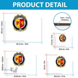ScotsTee Shop Irish House of O HEYNE Coat of Arms Crest Ireland Wooden Hanging Wall Art Sign