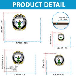 ScotsTee Shop Irish House of O CONCANNON Coat of Arms Crest Ireland Wooden Hanging Wall Art Sign