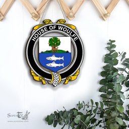 ScotsTee Shop Irish House of WOULFE Coat of Arms Crest Ireland Wooden Hanging Wall Art Sign