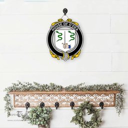 ScotsTee Shop Irish House of O DEA Coat of Arms Crest Ireland Wooden Hanging Wall Art Sign