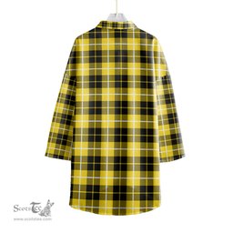 ScotsTee Shop Scottish Barclay Dress Modern Clan Tartan Womens Elbow Sleeve Chiffon Shirt