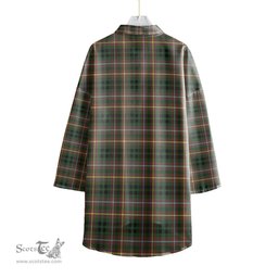 ScotsTee Shop Scottish Buchanan Hunting Clan Tartan Womens Elbow Sleeve Chiffon Shirt