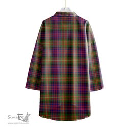 ScotsTee Shop Scottish Carnegie Modern Clan Tartan Womens Elbow Sleeve Chiffon Shirt
