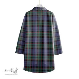 ScotsTee Shop Scottish Fletcher Modern Clan Tartan Womens Elbow Sleeve Chiffon Shirt