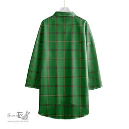 ScotsTee Shop Scottish Don Tribe of Mar Clan Tartan Womens Elbow Sleeve Chiffon Shirt