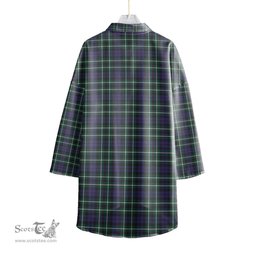 ScotsTee Shop Scottish Graham of Montrose Modern Clan Crest Tartan Womens Elbow Sleeve Chiffon Shirt