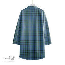 ScotsTee Shop Scottish Matheson Hunting Ancient Clan Tartan Womens Elbow Sleeve Chiffon Shirt