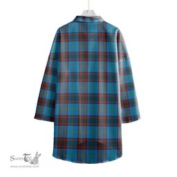 ScotsTee Shop Scottish Home Ancient Clan Tartan Womens Elbow Sleeve Chiffon Shirt