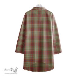 ScotsTee Shop Scottish MacGillivray Hunting Ancient Clan Tartan Womens Elbow Sleeve Chiffon Shirt