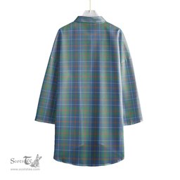 ScotsTee Shop Scottish MacHardy Ancient Clan Tartan Womens Elbow Sleeve Chiffon Shirt