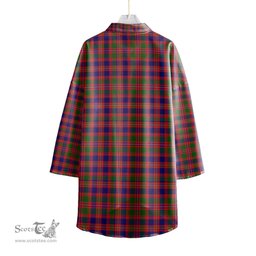 ScotsTee Shop Scottish MacIntyre Modern Clan Crest Tartan Womens Elbow Sleeve Chiffon Shirt