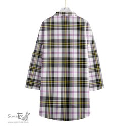 ScotsTee Shop Scottish MacPherson Dress Modern Clan Crest Tartan Womens Elbow Sleeve Chiffon Shirt