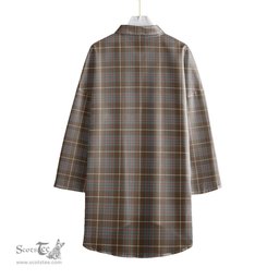 ScotsTee Shop Scottish MacIntyre Hunting Weathered Clan Tartan Womens Elbow Sleeve Chiffon Shirt