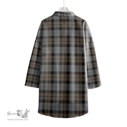ScotsTee Shop Scottish MacKay Weathered Clan Crest Tartan Womens Elbow Sleeve Chiffon Shirt