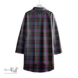ScotsTee Shop Scottish Nairn Clan Crest Tartan Womens Elbow Sleeve Chiffon Shirt