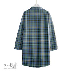 ScotsTee Shop Scottish Weir Ancient Clan Tartan Womens Elbow Sleeve Chiffon Shirt