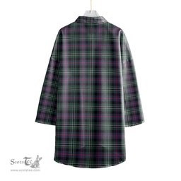 ScotsTee Shop Scottish Rose Hunting Modern Clan Crest Tartan Womens Elbow Sleeve Chiffon Shirt
