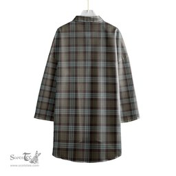 ScotsTee Shop Scottish Stewart Old Weathered Clan Tartan Womens Elbow Sleeve Chiffon Shirt