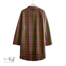 ScotsTee Shop Scottish Nithsdale District Clan Tartan Womens Elbow Sleeve Chiffon Shirt