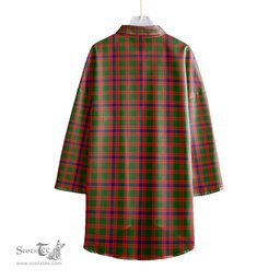 ScotsTee Shop Scottish Skene Modern Clan Crest Tartan Womens Elbow Sleeve Chiffon Shirt