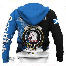 ScotsTee Shop Scottish Dunbar Ancient Clan Crest Scottish Lion Brush Scotland Hoodie