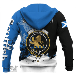 ScotsTee Shop Scottish MacFie Clan Crest Scottish Lion Brush Scotland Hoodie