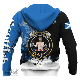 ScotsTee Shop Scottish MacFarlane Ancient Clan Crest Scottish Lion Brush Scotland Hoodie