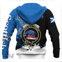 ScotsTee Shop Scottish Weir Modern Clan Crest Scottish Lion Brush Scotland Hoodie