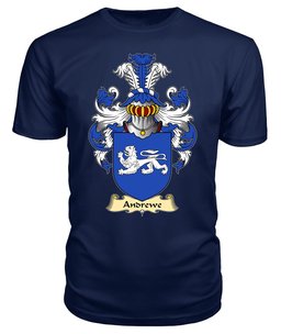 Andrewe (of Herefordshire) Coat Of Arms Family Crest Wales V23 T Shirt ScotsTee Shop